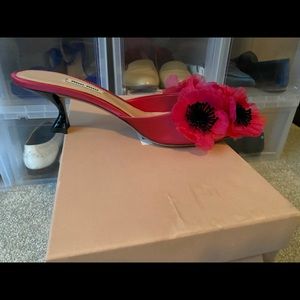 New with Box Miu Miu kitten heels.  Size 39